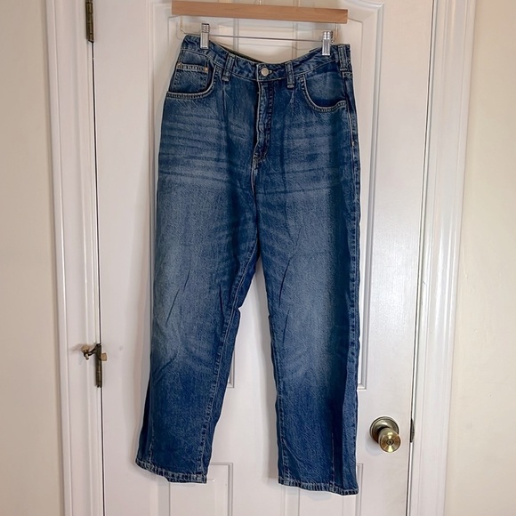 Anthropologie X Pilcro | The Breaker Relaxed Tapered Barrel High Rise Jean 30/10 - Picture 6 of 13